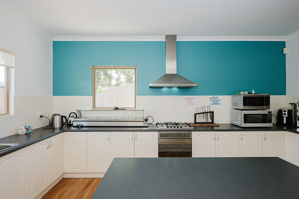 Kitchen facilities at Waratah Community Village