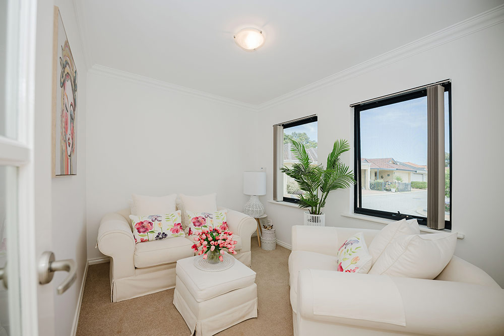 Living Room in a villa in Waratah Community Village