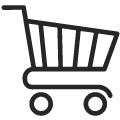 Shopping cart trolley icon